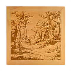 Ai Generated Tree Forest Mystical Forest Nature Wood Photo Frame Cube by Ravend