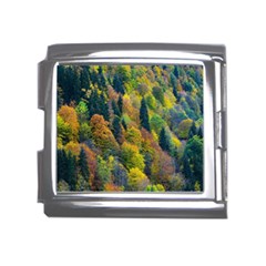 Forest Trees Leaves Fall Autumn Nature Sunshine Mega Link Italian Charm (18mm) by Ravend