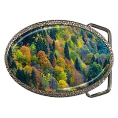 Forest Trees Leaves Fall Autumn Nature Sunshine Belt Buckles by Ravend