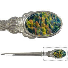 Forest Trees Leaves Fall Autumn Nature Sunshine Letter Opener by Ravend