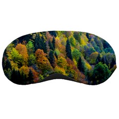 Forest Trees Leaves Fall Autumn Nature Sunshine Sleeping Mask by Ravend