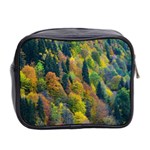 Forest Trees Leaves Fall Autumn Nature Sunshine Mini Toiletries Bag (Two Sides) Back