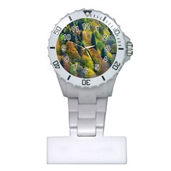 Forest Trees Leaves Fall Autumn Nature Sunshine Plastic Nurses Watch by Ravend