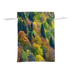 Forest Trees Leaves Fall Autumn Nature Sunshine Lightweight Drawstring Pouch (s) by Ravend