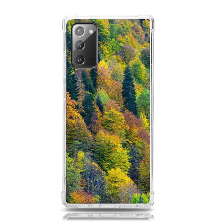 Forest Trees Leaves Fall Autumn Nature Sunshine Samsung Galaxy Note 20 TPU UV Case