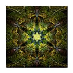 Fractal-fantasy-design-background- Tile Coaster by Vaneshart