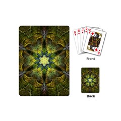 Fractal-fantasy-design-background- Playing Cards Single Design (mini)