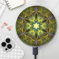 Fractal-fantasy-design-background- Wireless Fast Charger(white) by Vaneshart