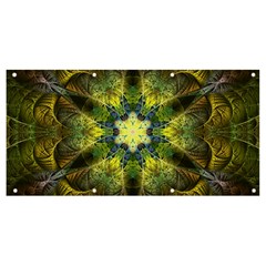 Fractal-fantasy-design-background- Banner And Sign 8  X 4  by Vaneshart