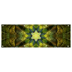 Fractal-fantasy-design-background- Banner And Sign 9  X 3  by Vaneshart