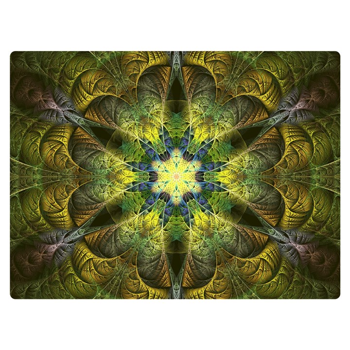 Fractal-fantasy-design-background- Premium Plush Fleece Blanket (Extra Small)