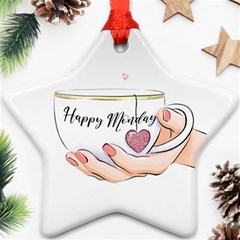 Happy Monday Ornament (star) by SychEva