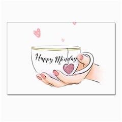 Happy Monday Postcards 5  X 7  (pkg Of 10) by SychEva