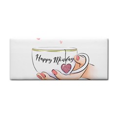 Happy Monday Hand Towel by SychEva