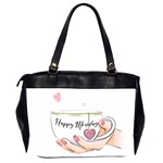 Happy Monday Oversize Office Handbag (2 Sides) Back