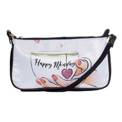 Happy Monday Shoulder Clutch Bag by SychEva