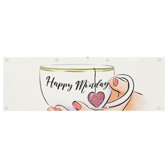 Happy Monday Banner And Sign 9  X 3  by SychEva