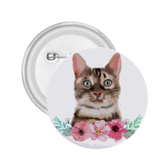 Watercolor Cat 2 25  Buttons by SychEva