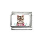 Watercolor Cat Italian Charm (9mm) Front