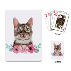 Watercolor Cat Playing Cards Single Design (rectangle) by SychEva