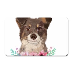 Watercolor Dog Magnet (rectangular) by SychEva