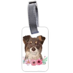 Watercolor Dog Luggage Tag (one Side) by SychEva