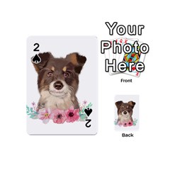 Watercolor Dog Playing Cards 54 Designs (mini) by SychEva