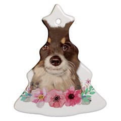 Watercolor Dog Ornament (christmas Tree)  by SychEva