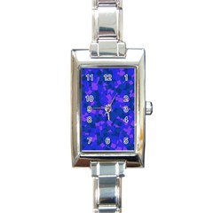 Cold Colorful Geometric Abstract Pattern Rectangle Italian Charm Watch by dflcprintsclothing