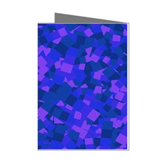 Cold Colorful Geometric Abstract Pattern Mini Greeting Cards (pkg Of 8) by dflcprintsclothing