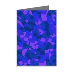 Cold Colorful Geometric Abstract Pattern Mini Greeting Cards (Pkg of 8) Right