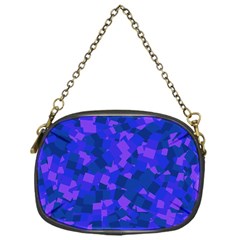 Cold Colorful Geometric Abstract Pattern Chain Purse (one Side)