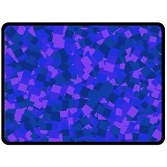 Cold Colorful Geometric Abstract Pattern Fleece Blanket (large) by dflcprintsclothing