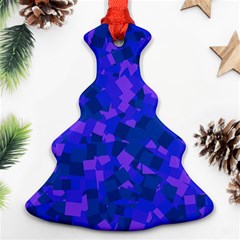 Cold Colorful Geometric Abstract Pattern Ornament (christmas Tree) 