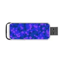 Cold Colorful Geometric Abstract Pattern Portable Usb Flash (one Side)