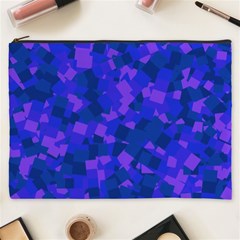 Cold Colorful Geometric Abstract Pattern Cosmetic Bag (xxxl)