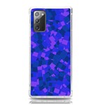 Cold Colorful Geometric Abstract Pattern Samsung Galaxy Note 20 TPU UV Case Front