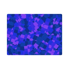 Cold Colorful Geometric Abstract Pattern Premium Plush Fleece Blanket (mini) by dflcprintsclothing