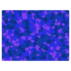 Cold Colorful Geometric Abstract Pattern Two Sides Premium Plush Fleece Blanket (extra Small)