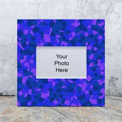 Cold Colorful Geometric Abstract Pattern White Box Photo Frame 4  X 6  by dflcprintsclothing