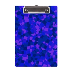 Cold Colorful Geometric Abstract Pattern A5 Acrylic Clipboard by dflcprintsclothing