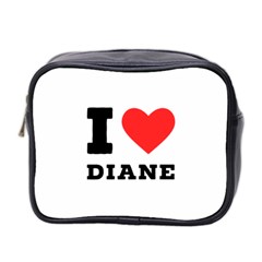 I Love Diane Mini Toiletries Bag (two Sides) by ilovewhateva