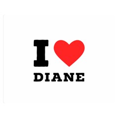 I Love Diane Premium Plush Fleece Blanket (medium)