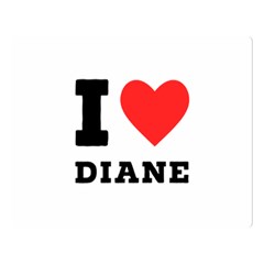 I Love Diane Premium Plush Fleece Blanket (large) by ilovewhateva