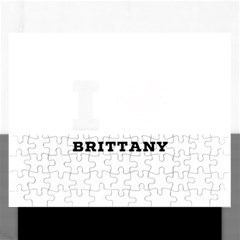 I Love Brittany Rectangular Jigsaw Puzzl by ilovewhateva