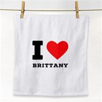 I love brittany Face Towel Front