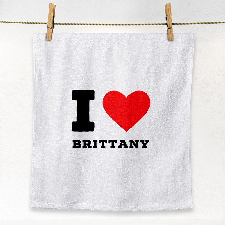 I love brittany Face Towel