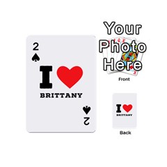 I Love Brittany Playing Cards 54 Designs (mini) by ilovewhateva