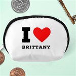 I love brittany Accessory Pouch (Medium) Back