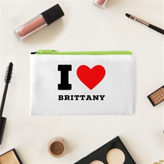 I Love Brittany Cosmetic Bag (xs) by ilovewhateva